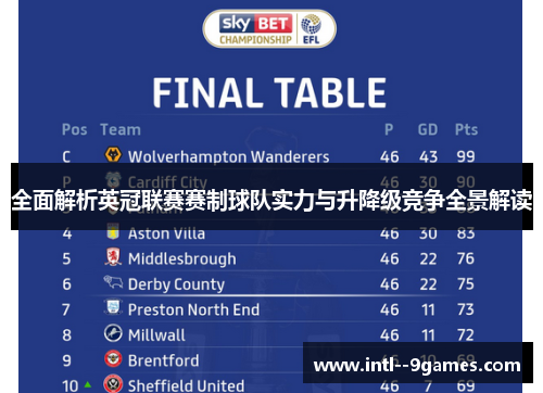 全面解析英冠联赛赛制球队实力与升降级竞争全景解读